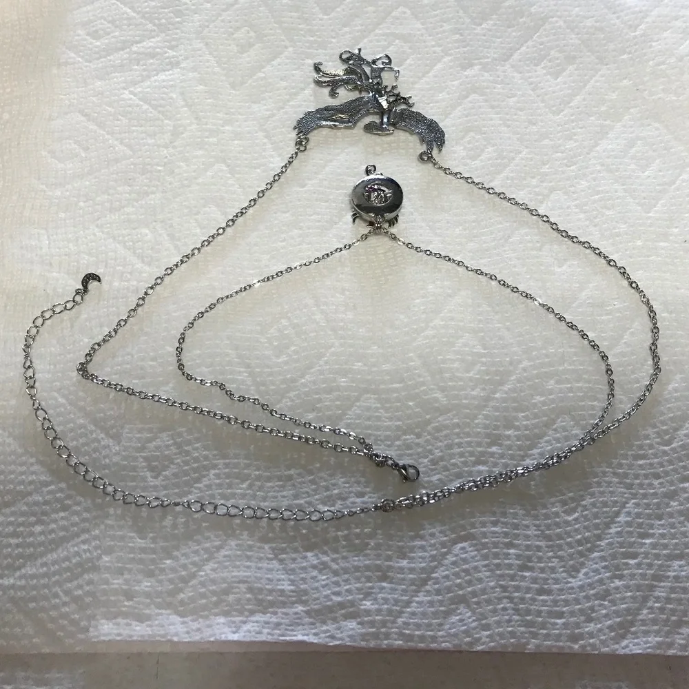 Rising Phoenix Jean Grey Silver Handmade 2-Layer Mythology Necklace Marvel Comic - Picture 13 of 15